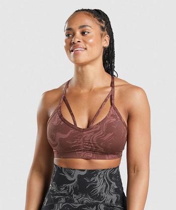 Gymshark Gs Power Sport Bh Dam Rosa Bruna | SE 2960ZUT